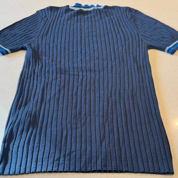 G/FORE Navy and Blue Crew Neck Sweater - Picture 6 of 7